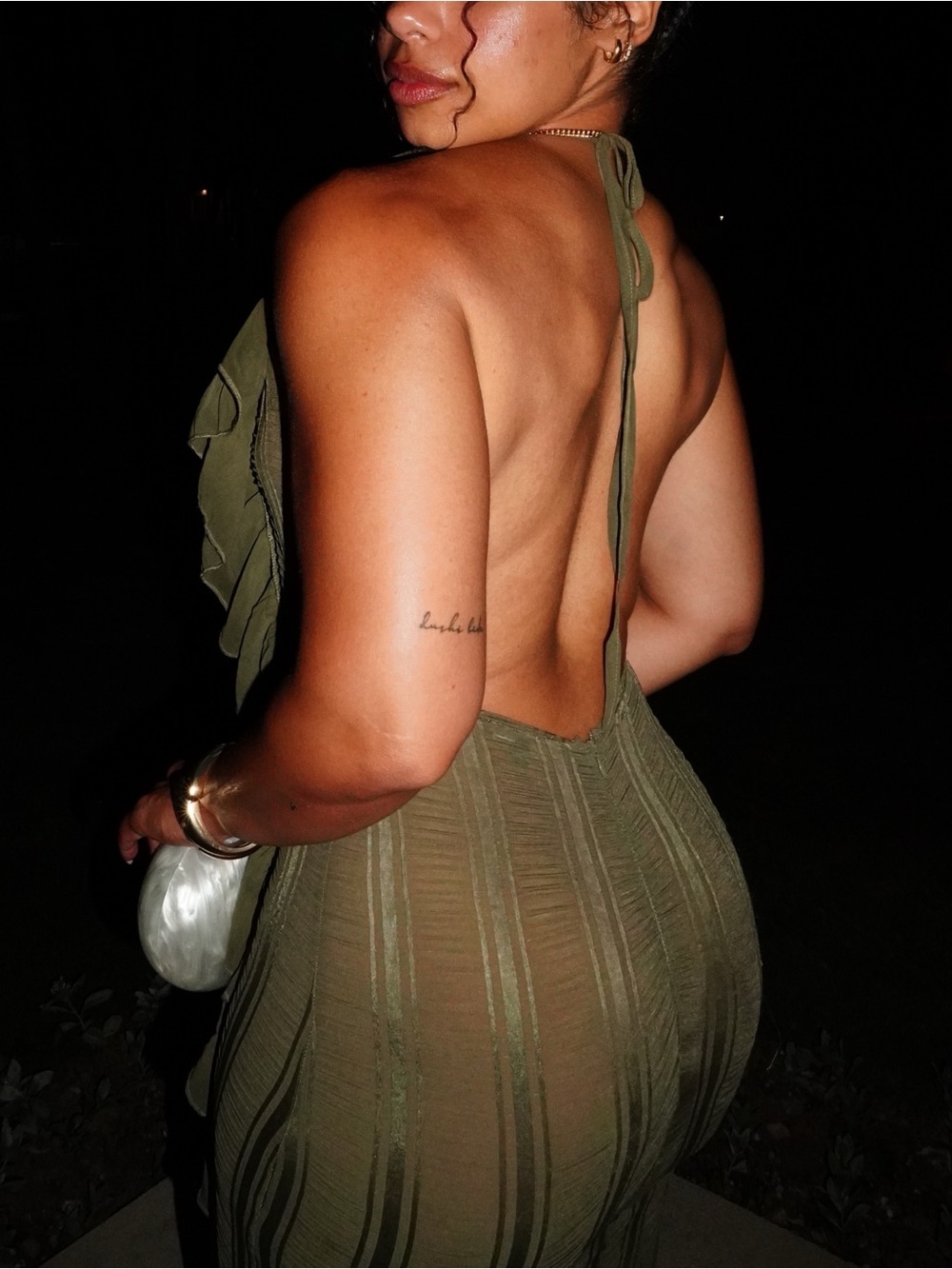 Fashion Nova Devine Ruffle Maxi Dress - Picture 3 of 3